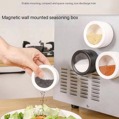 agnetic Spice Box Fridge Wall Mounted Spice Jar Organiser(6pcs)