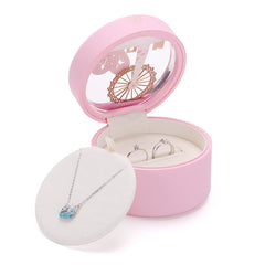 Luxurious Ferris Wheel Sand Art Jewelry Box with Sensor-Activated Ring Light