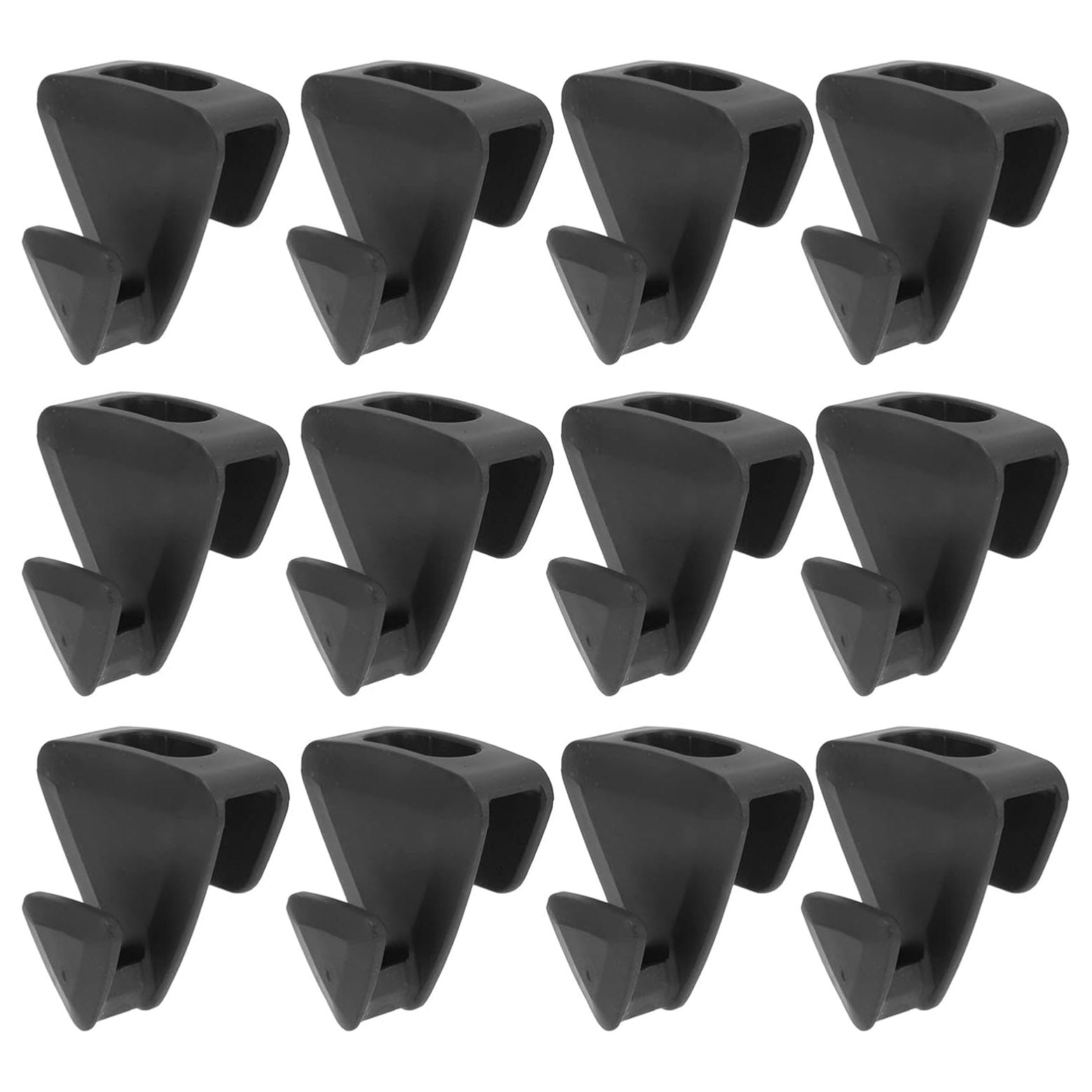 18Pcs Triangular Hanger Extender Clothe Outfit Plastic Triangular Hook Clothes Hanger Extender for Clothes