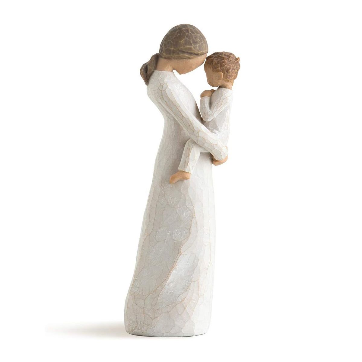 LOVE TIME-Reasuring a Quiet Tender Moment of Motherhood, Gift to Celebrate New Beginnings, Families, and Loving Relationships Between Parent and Child, Sculpted Hand-Painted Figure