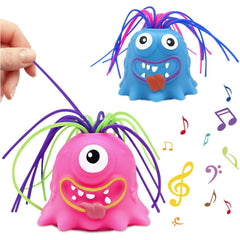 2 PCS Stress Relief Screaming Monster Toys, Funny Hair-Pulling Anti Anxiety Toys, Novelty Fidget Toys for 3+ Years Kids Teens