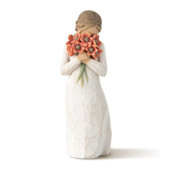 Surrounded by Love, Sculpted Hand-Painted Figure