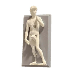 Funny Light Switch Cover, Michelangelo's David 3D Sculpted Light Switch Cover, Polyresin Single Toggle Wall Switch Plate Cover- Statue of David Michelangelo Wall Home Art Decor