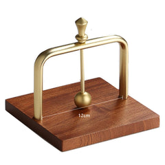 Wood Napkin Holder for Table,Tissue Dispenser Napkin Dispenser with Sophisticatedly Metal Center Bar, cocktail napkin holder for Home, Kitchen, Office, Restaurant, Hotel, Cafe, Bar