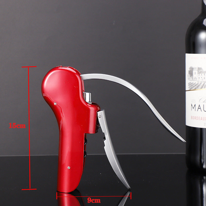 Stainless Steel Wine Opener Compact Vertical Corkscrew Wine Bottle Opener