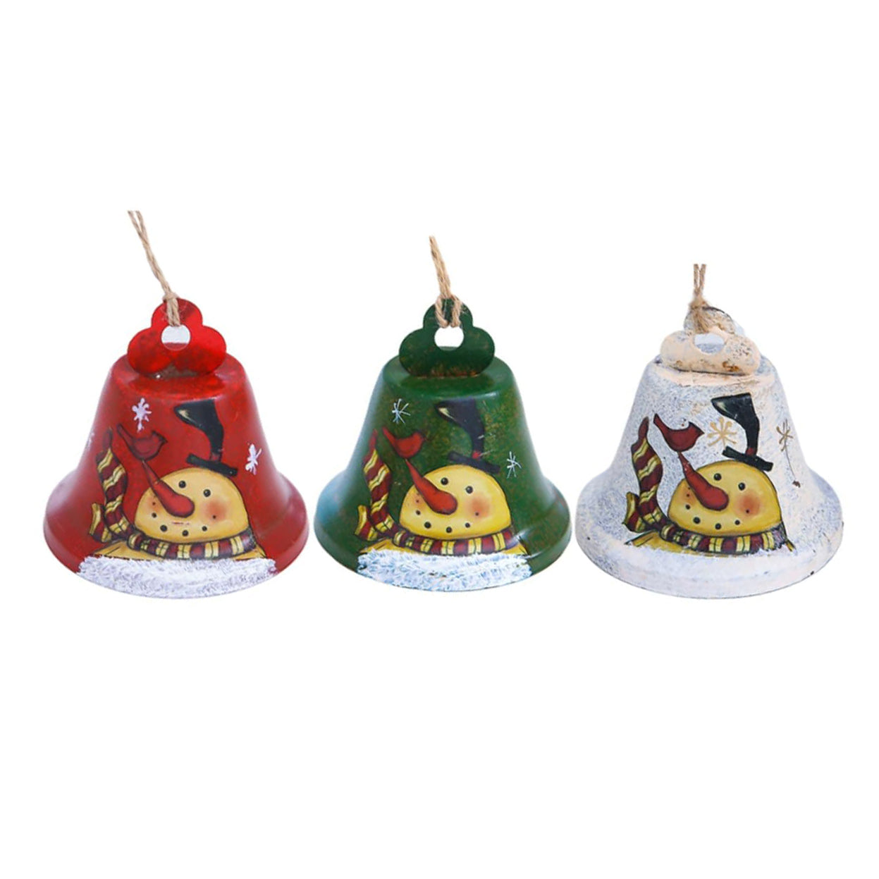 3pcs Christmas Bell Decor Bells Bell Hanging Decor Door Hanging Elder Christmas Tree