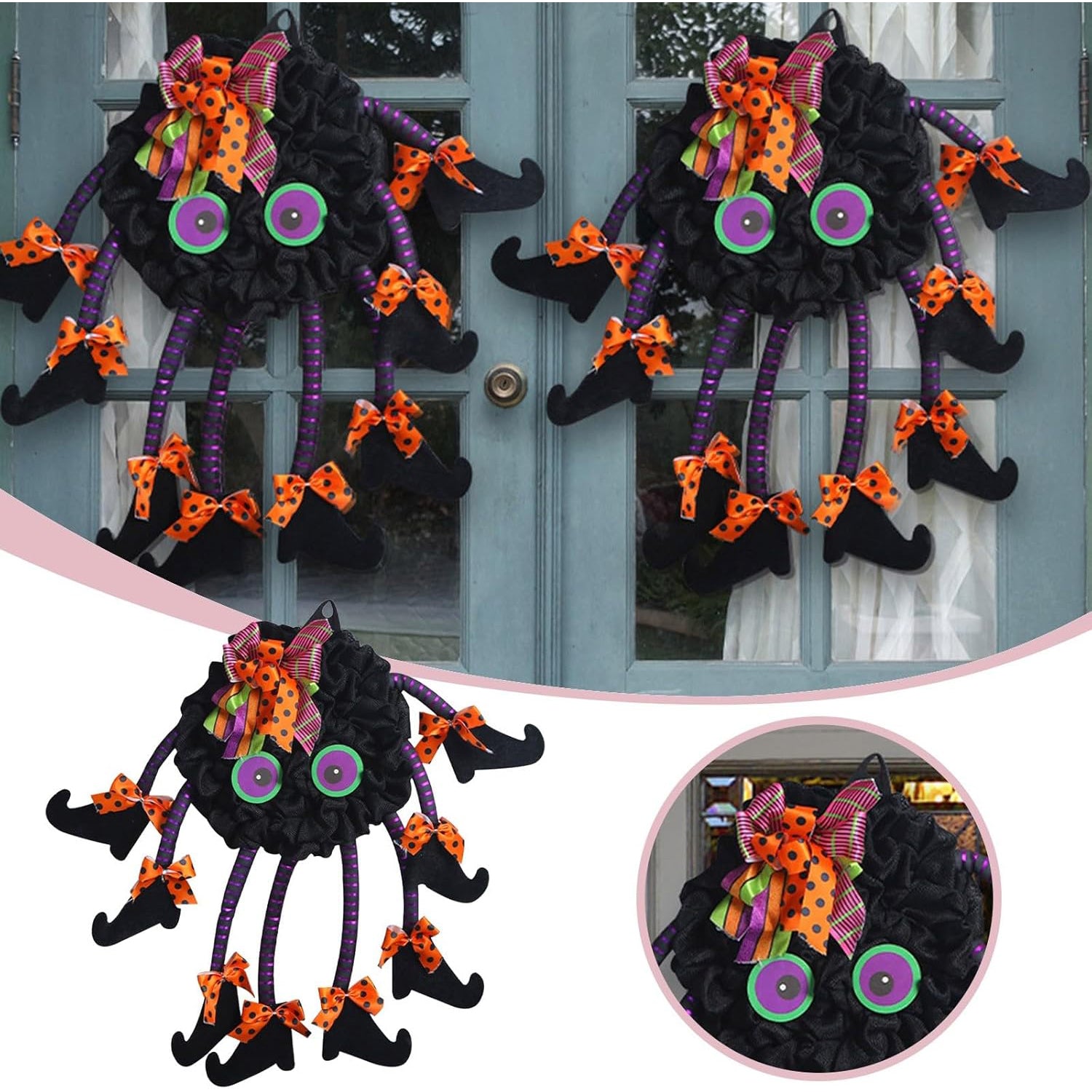 Event Dress plus Size Halloween New Legged Door Hanger Creative Halloween Wreath Divorce Party Decorations for Women