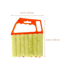 2PCS Blinds Brush Window Blind Cleaner Duster Brush Cleaning Brushes for Household Use Hand Window Shades for Home Window Blinds Dust Cleaner Venetian Blinds Fiber Washable