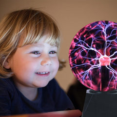 Plasma Ball/Light/Lamp, 6 Inch - Static Electricity Globe Electric Lightning Ball, Touch & Sound Sensitive, Amazing Gift for Parties, Birthday and Holiday, for Age over 14 Years Old