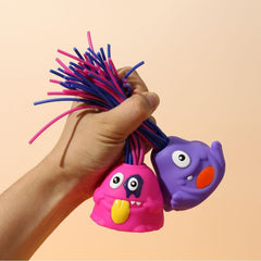 Fun Hair Pulling Fidget, Screaming Monster Fidget, Anti-Anxiety Venting Novelty Stuff, Different Screams Made by Hair Pulling,Stress Relief Creative Stuff, Prank Gag Gift for Adults/Friends