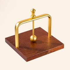 Wood Napkin Holder for Table,Tissue Dispenser Napkin Dispenser with Sophisticatedly Metal Center Bar, cocktail napkin holder for Home, Kitchen, Office, Restaurant, Hotel, Cafe, Bar