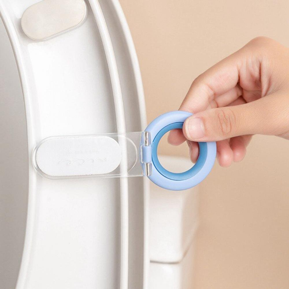 Toilet Accessories Portable Foldable Toilet Seat Lifter Sanitary Closestool Cover Lift Handle for Travel Home