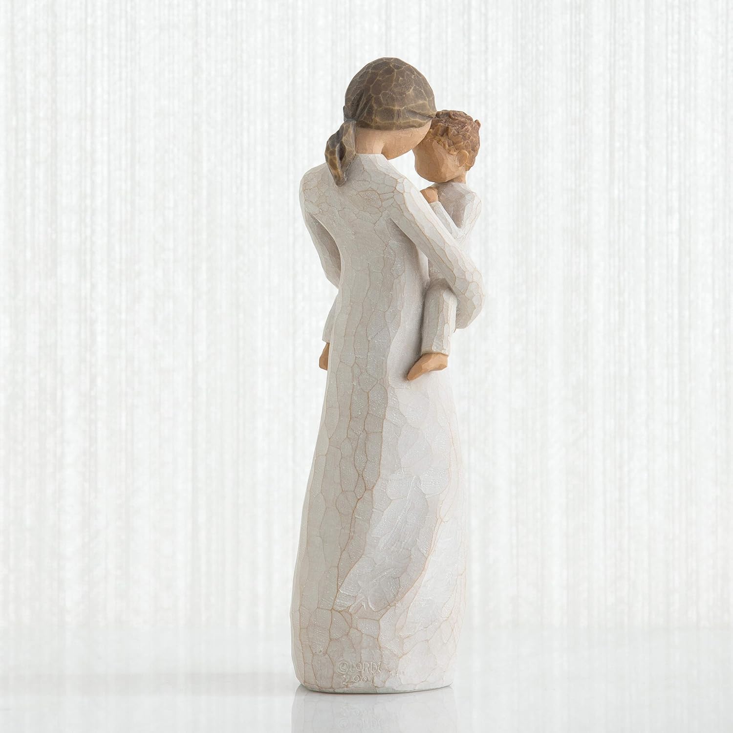 LOVE TIME-Reasuring a Quiet Tender Moment of Motherhood, Gift to Celebrate New Beginnings, Families, and Loving Relationships Between Parent and Child, Sculpted Hand-Painted Figure