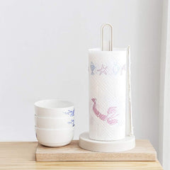 Kitchen Paper Towel Holder Kitchen Paper Towels Holder Trash Bags Holder Round Head Paper Towel Holder Upright Paper Holder Upright Counter Decor Paper Napkin Storage Rack