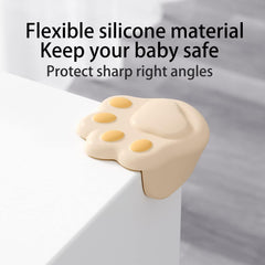 Table Corner Protector for Baby Protectors Guards Furniture Corner Guard Edge Safety Bumpers Baby Proof Bumper Cute Silicone Cartoon Shape 4-Pack