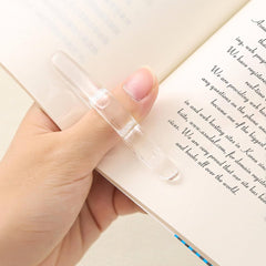 Book Page Holder for Reading, 5 Pcs Cute Acrylic Thumb Book Holder, Thumb Ring Book Accessories for Read