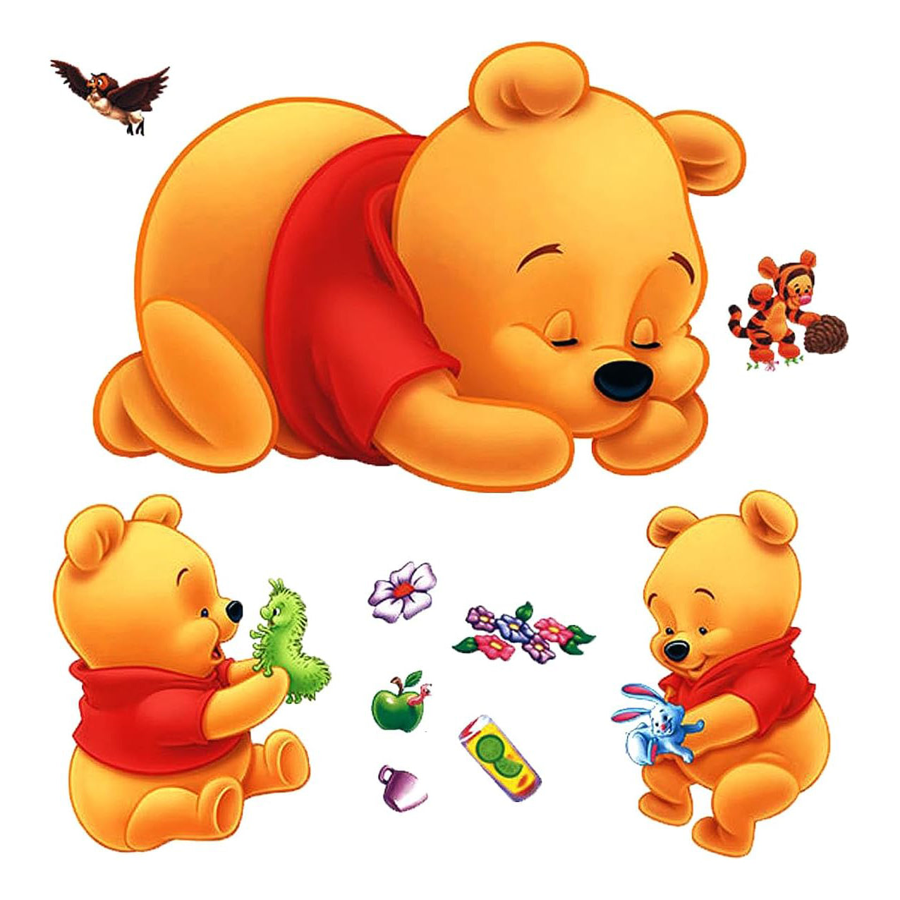 Winnie The Pooh Wall Decals for Baby Nursery Decor