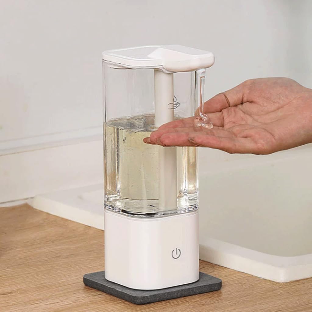 Simple Automatic Sensor Soap Dispenser Plastic Refillable Container Bottle for Business and Home 550ml/19.3oz Easy to use