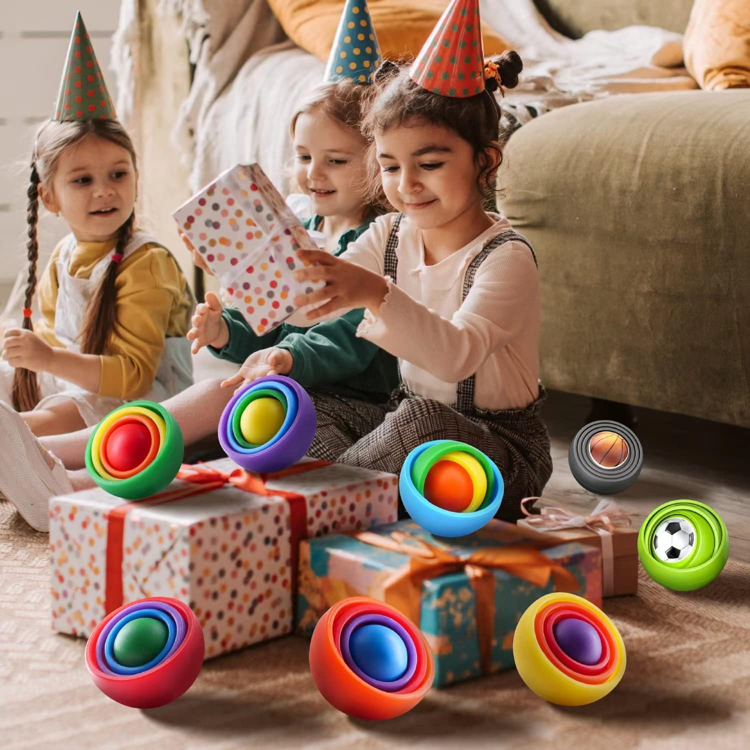 Fidget Spinner New Fidget Toys for Kids Teens Adults Fidget Gyro Toys Hand Fidget Spinner Gyro Fidget Gyroscope Toys Relief Sensory Toys for Boys Exercise Finger Flexibility Gift Ideas