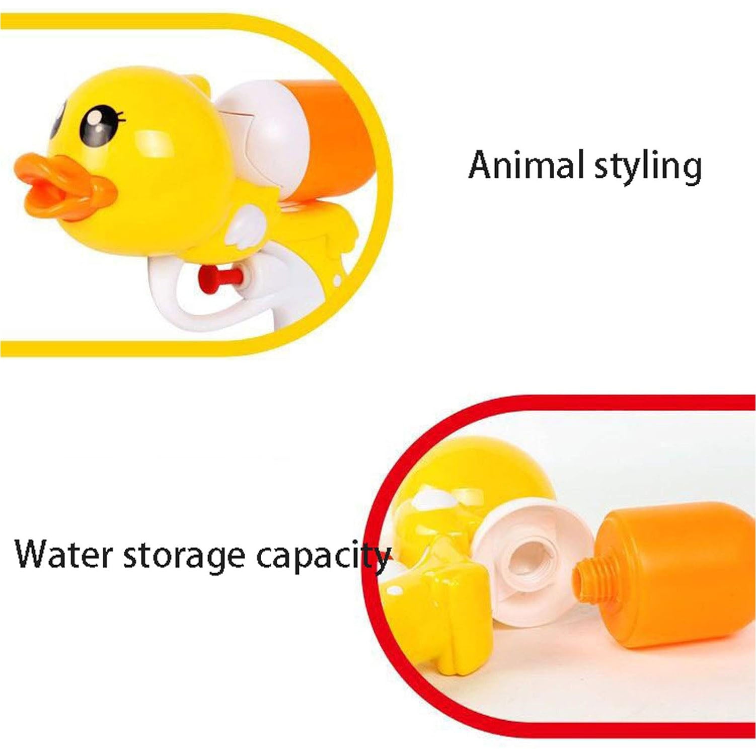 Summer Kids Little Yellow Duck Water Guns Toys Classic Outdoor Beach Water Pistol Blaster Water Guns Toys For Childrens Games