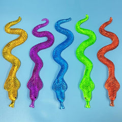 5Pack Super Stretch Sticky Snake Mochi Squishy Toys,Goodie Bag Stuffers,Classroom Prizes,Birthday,Party Favors