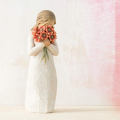 Surrounded by Love, Sculpted Hand-Painted Figure