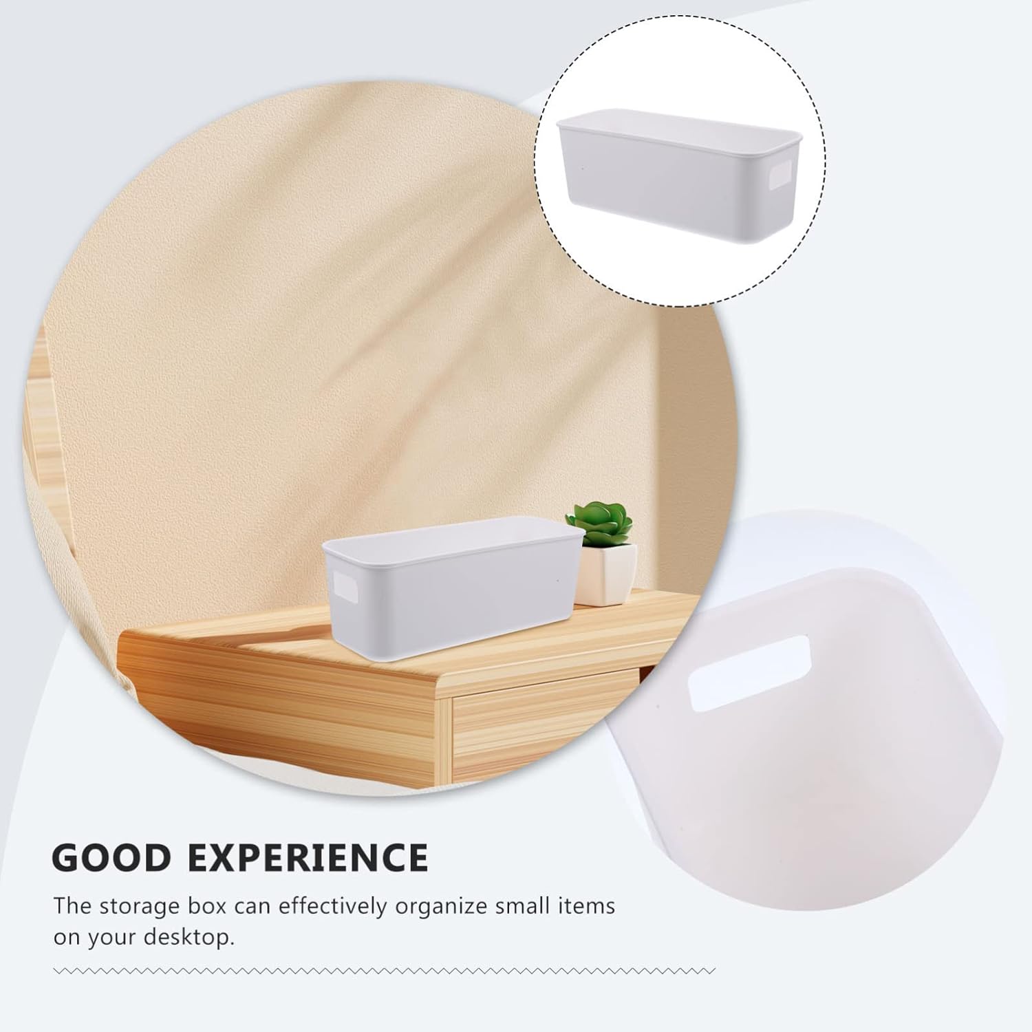 3pcs Mobile Phone Case Storage Box Phone Storage Basket Garlic Basket Table Storage Holder Garlic Keepers Pen Holder Organizer Remote Student White Desk Phone Lock Plastic