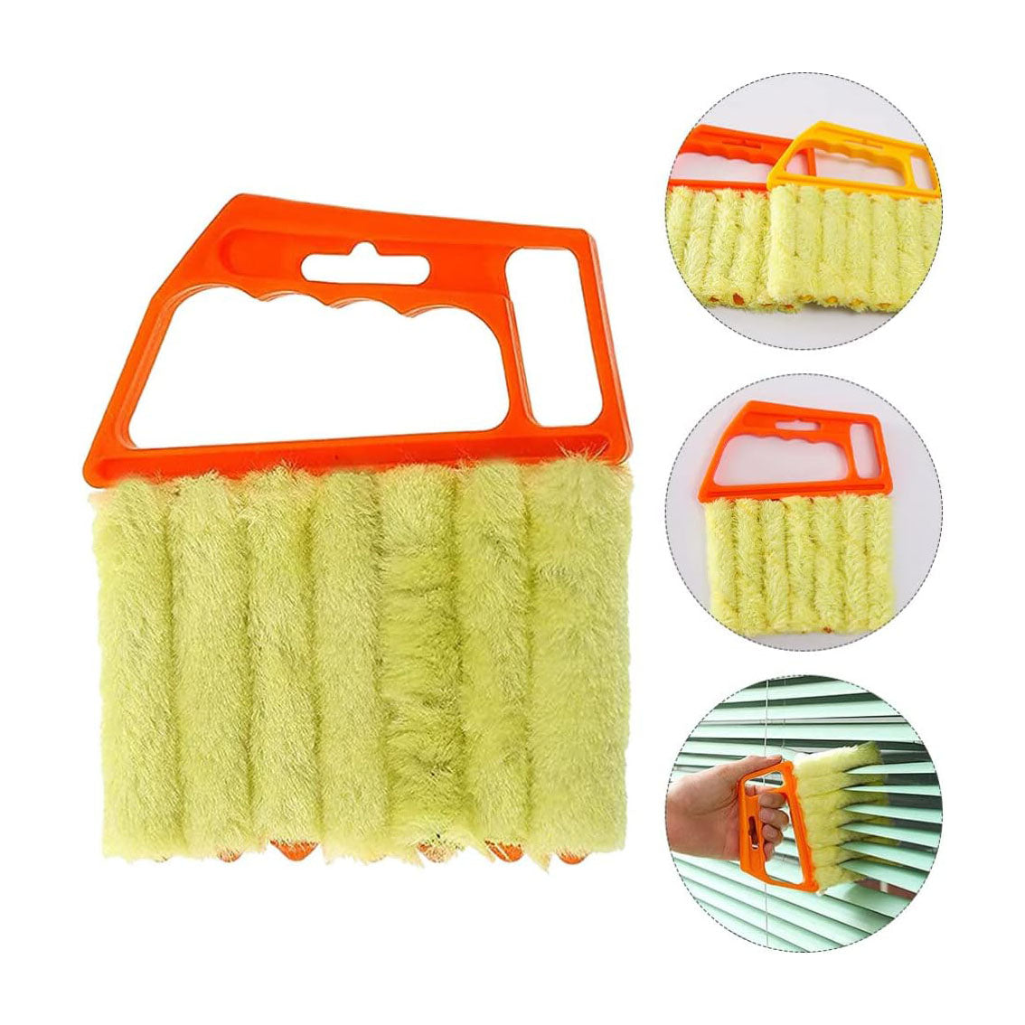 2PCS Blinds Brush Window Blind Cleaner Duster Brush Cleaning Brushes for Household Use Hand Window Shades for Home Window Blinds Dust Cleaner Venetian Blinds Fiber Washable