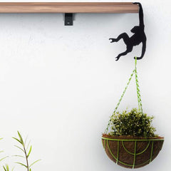 Unique Banana Holder Balance Hook - Magic Hook for Hanging Plants Jackets Keys or Stylish Purse Hanger - Perfect for Kitchen Dorm Room Bedroom and Entryway for Home or Office (Chimp)