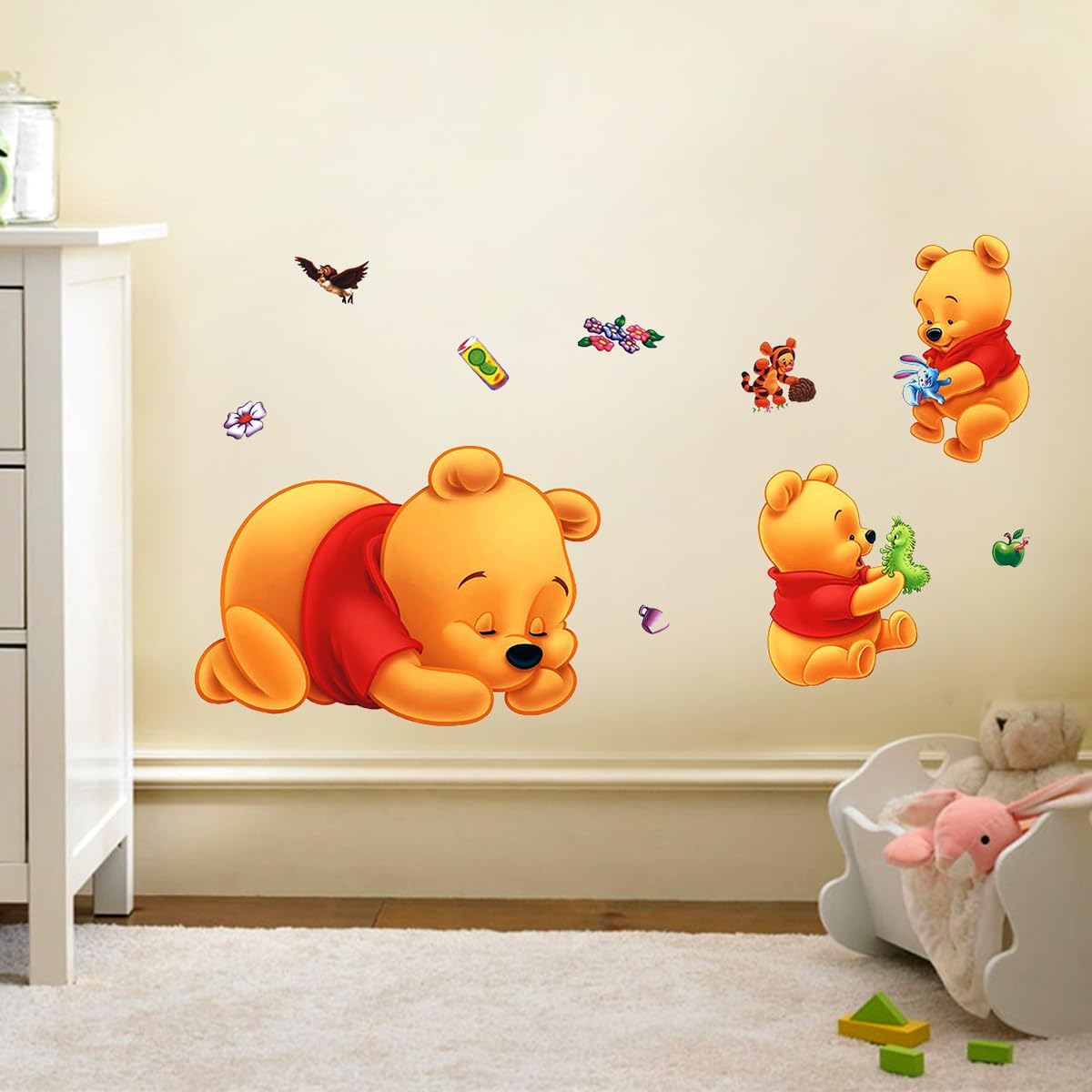 Winnie The Pooh Wall Decals for Baby Nursery Decor