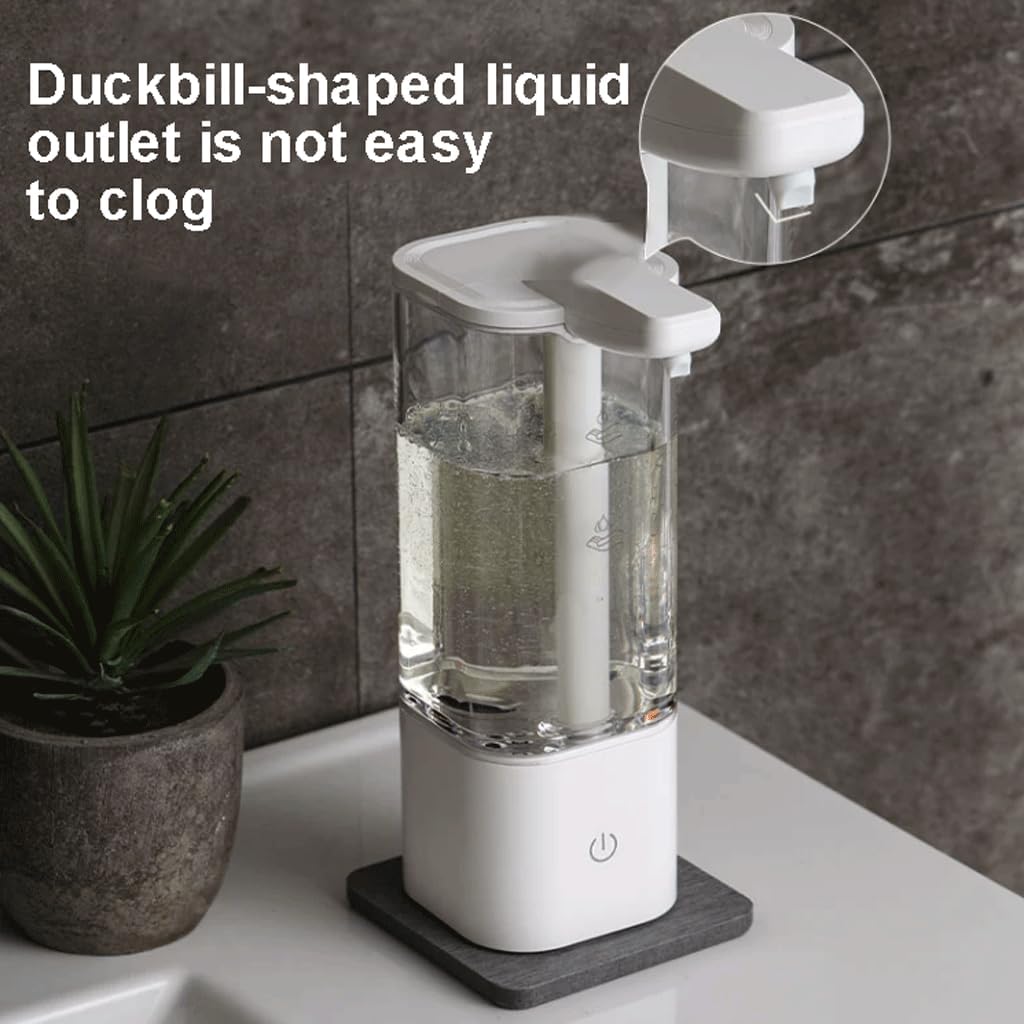 Simple Automatic Sensor Soap Dispenser Plastic Refillable Container Bottle for Business and Home 550ml/19.3oz Easy to use