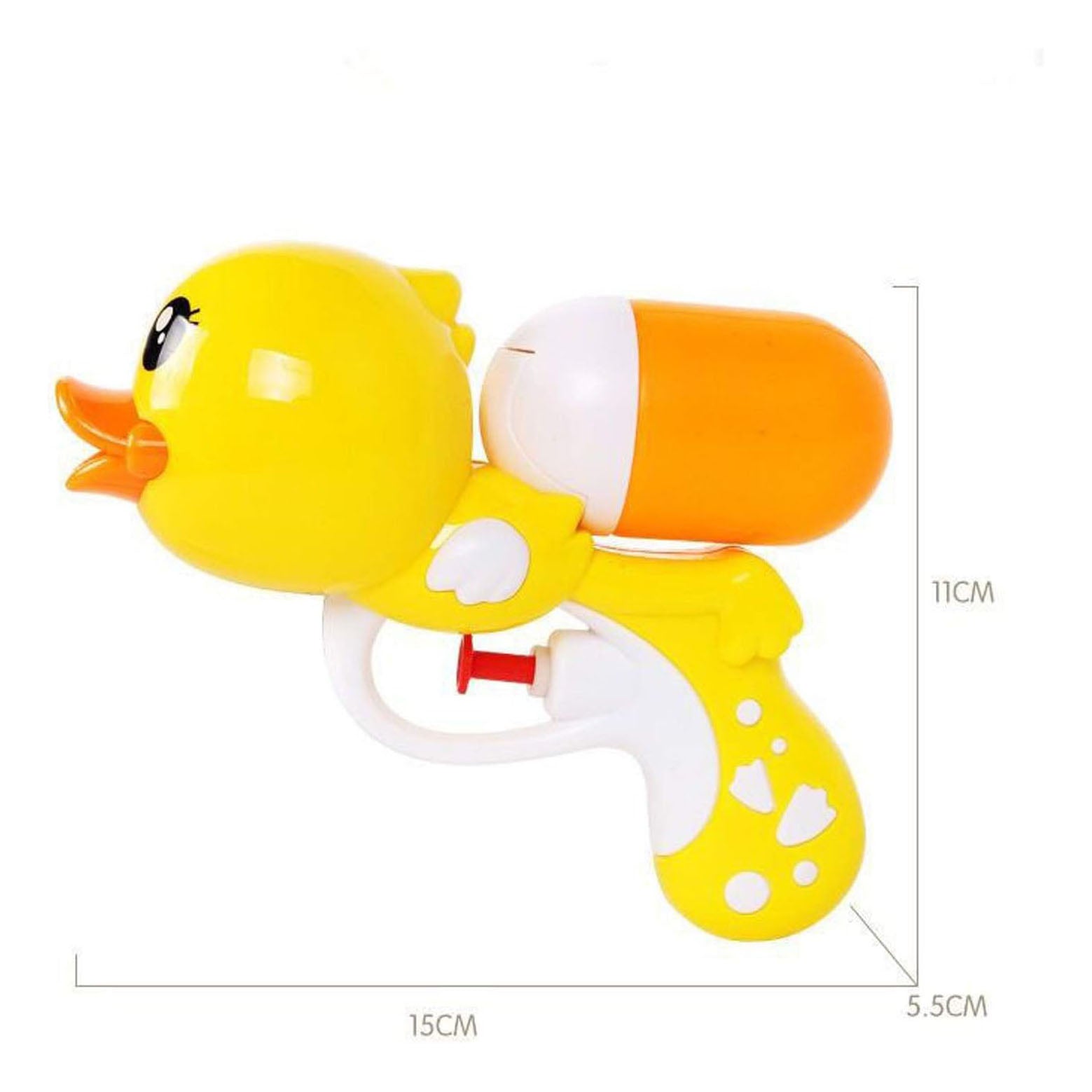 Summer Kids Little Yellow Duck Water Guns Toys Classic Outdoor Beach Water Pistol Blaster Water Guns Toys For Childrens Games