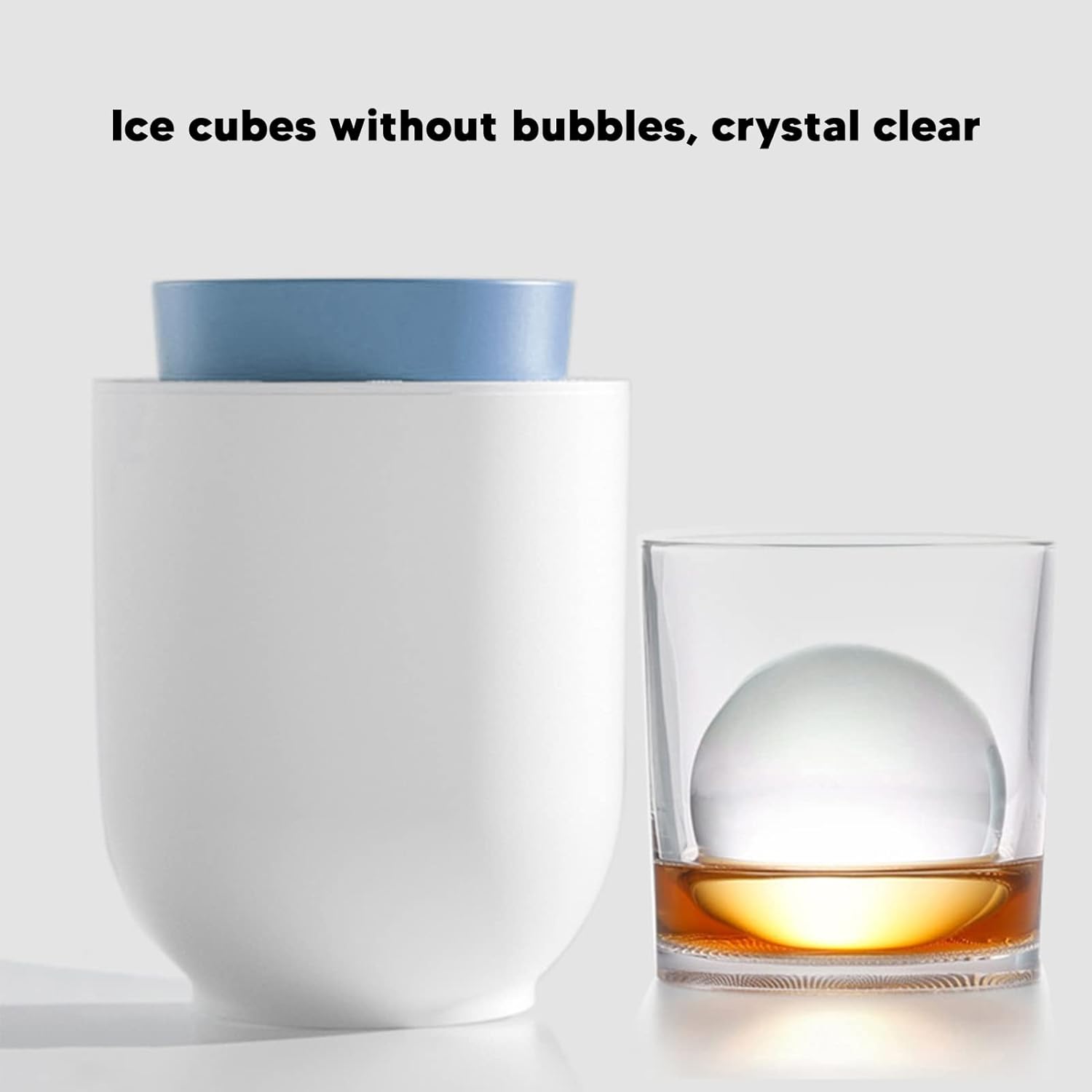 Large Ice s Maker, Multi Layer Design Ice Cubes, Silicone Material Ice s for Cocktails and Coffee