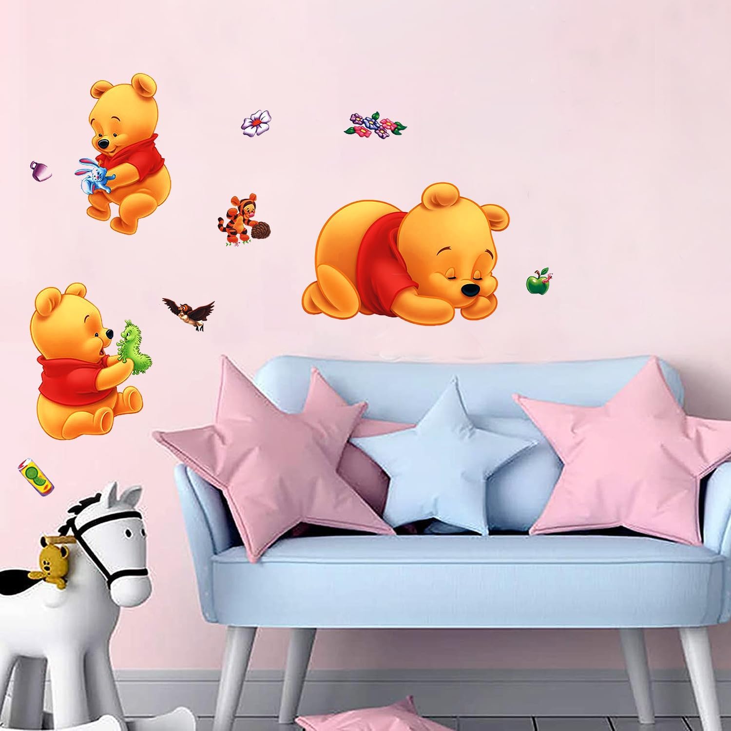 Winnie The Pooh Wall Decals for Baby Nursery Decor