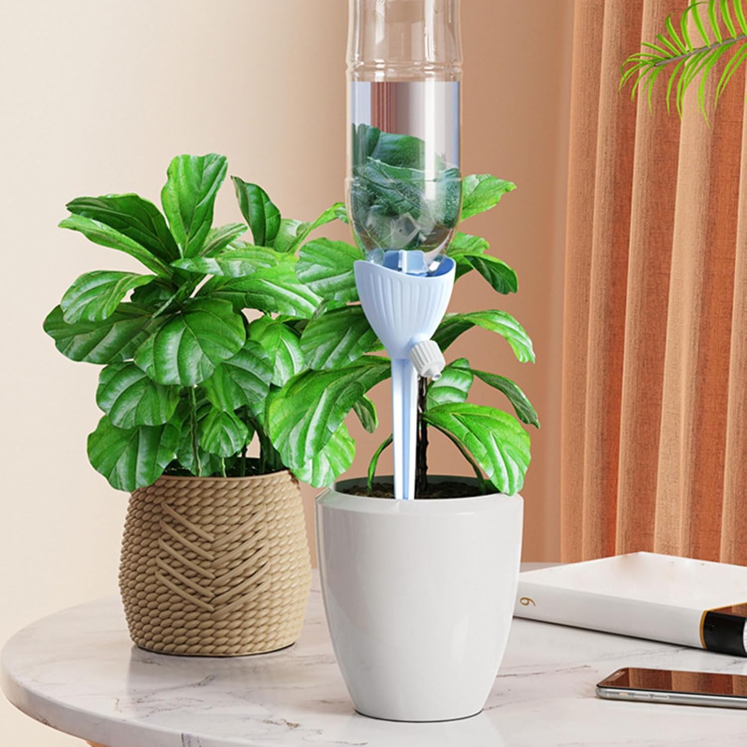 6pcs Automatic Watering Device Self Watering Planter Adjustable Irrigation System for Indoor Garden Self Plant Spikes Automatic Watering System