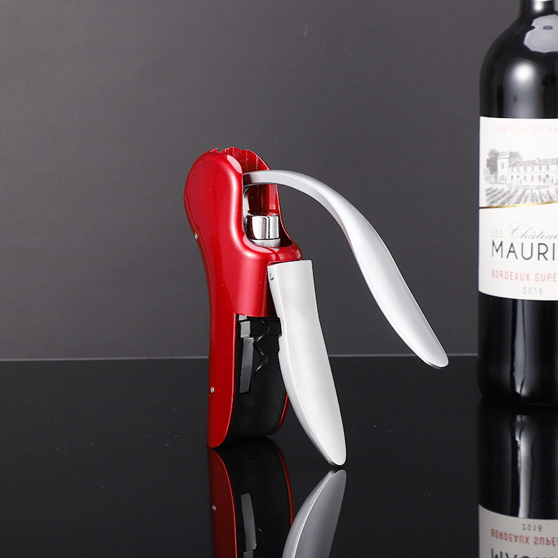 Stainless Steel Wine Opener Compact Vertical Corkscrew Wine Bottle Opener