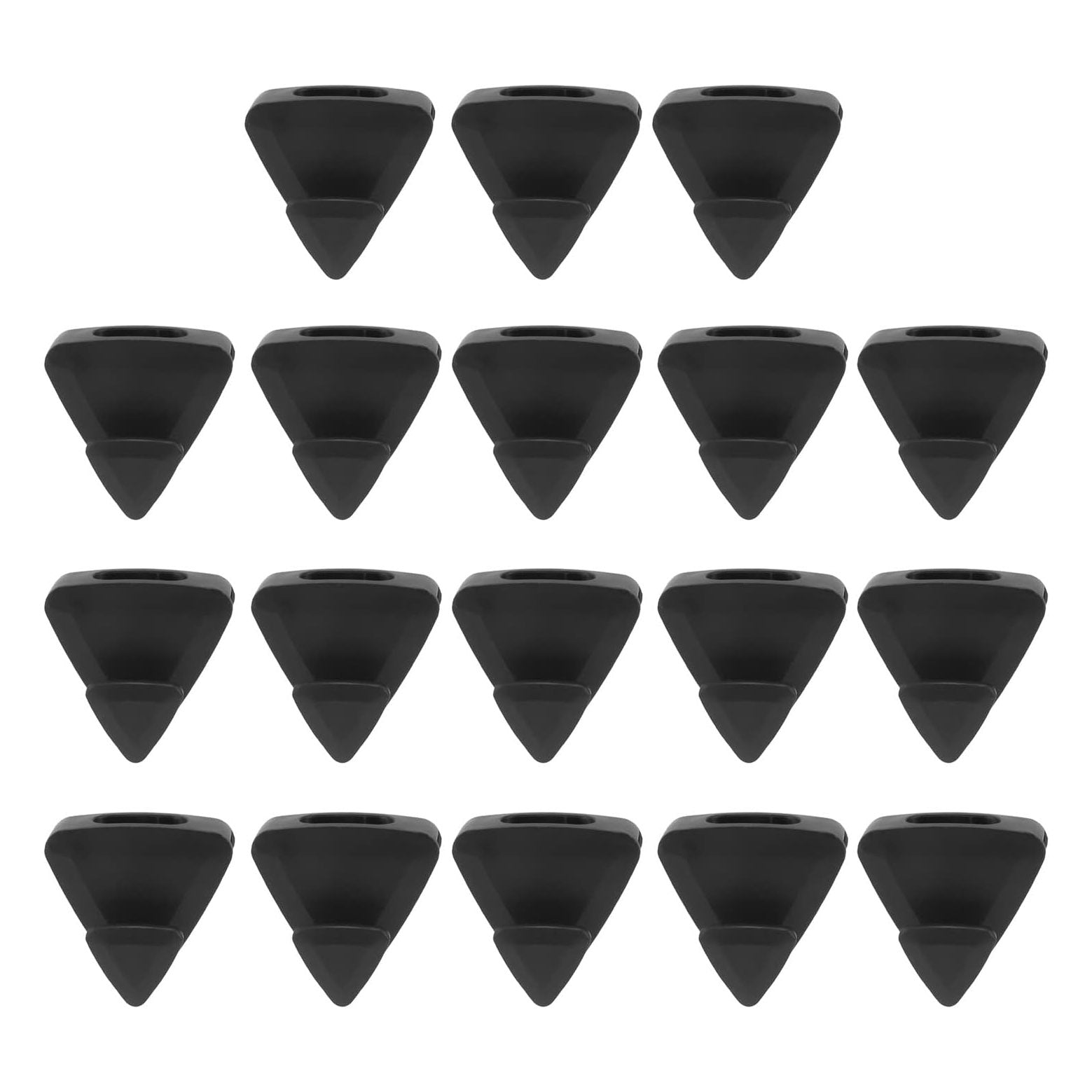 18Pcs Triangular Hanger Extender Clothe Outfit Plastic Triangular Hook Clothes Hanger Extender for Clothes