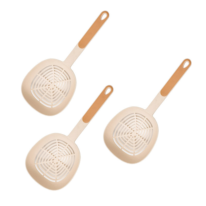  3pcs Noodle Spoon Pasta Server Pasta Barilla Noodle Colander Ladle Kitchen Skimmer Scoop Slotted Pasta Spoon Slotted Skimmer Plastic Spoons Kitchen Scoop Pp Hollow Instant Noodles