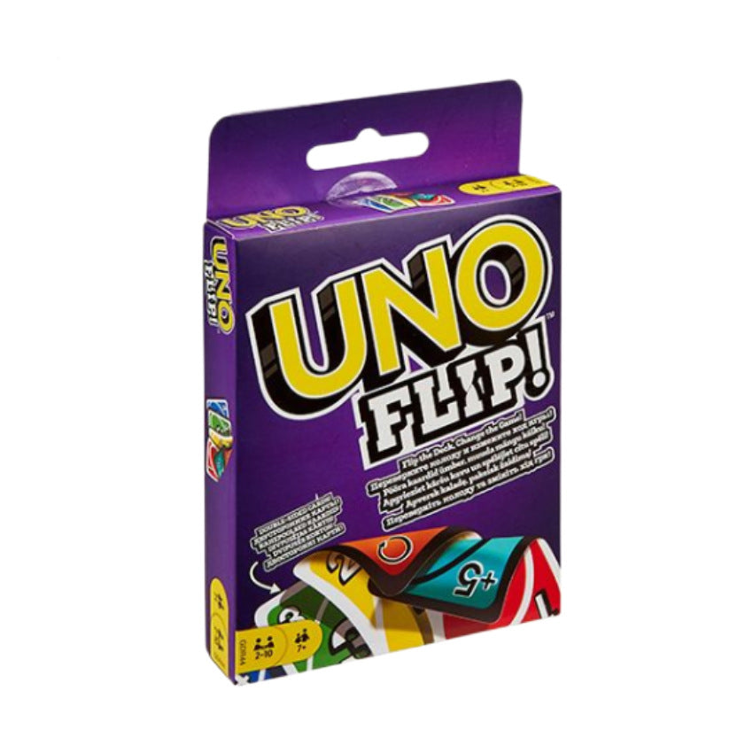 UNO Card Game for Kids, Adults & Family Night, Oversized Cards & Customizable Wild Cards for 2-10 Players